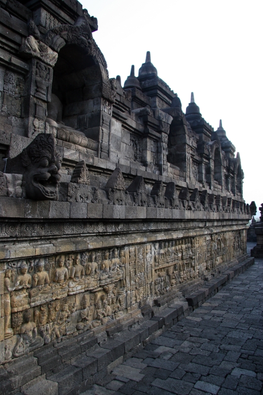 Borobudur temple, Java Yogyakarta Indonesia 9.jpg - Indonesia Java Yogyakarta. Borobudur temple